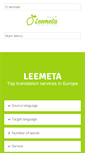 Mobile Screenshot of leemeta-translations.co.uk