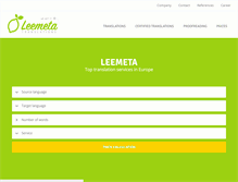 Tablet Screenshot of leemeta-translations.co.uk